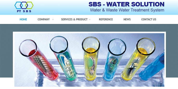 jasa pembuatan website sbs water solution