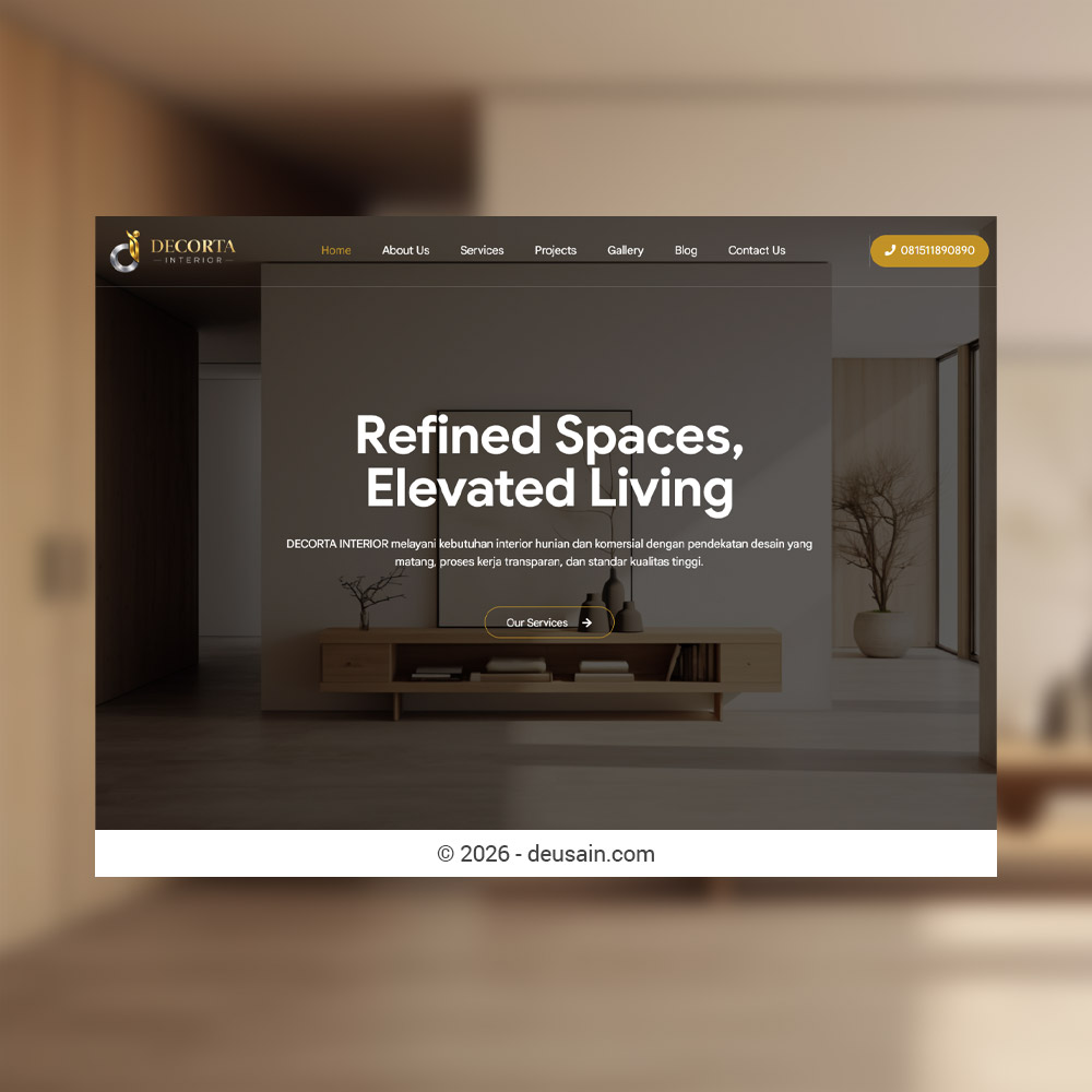 Website Design Interior