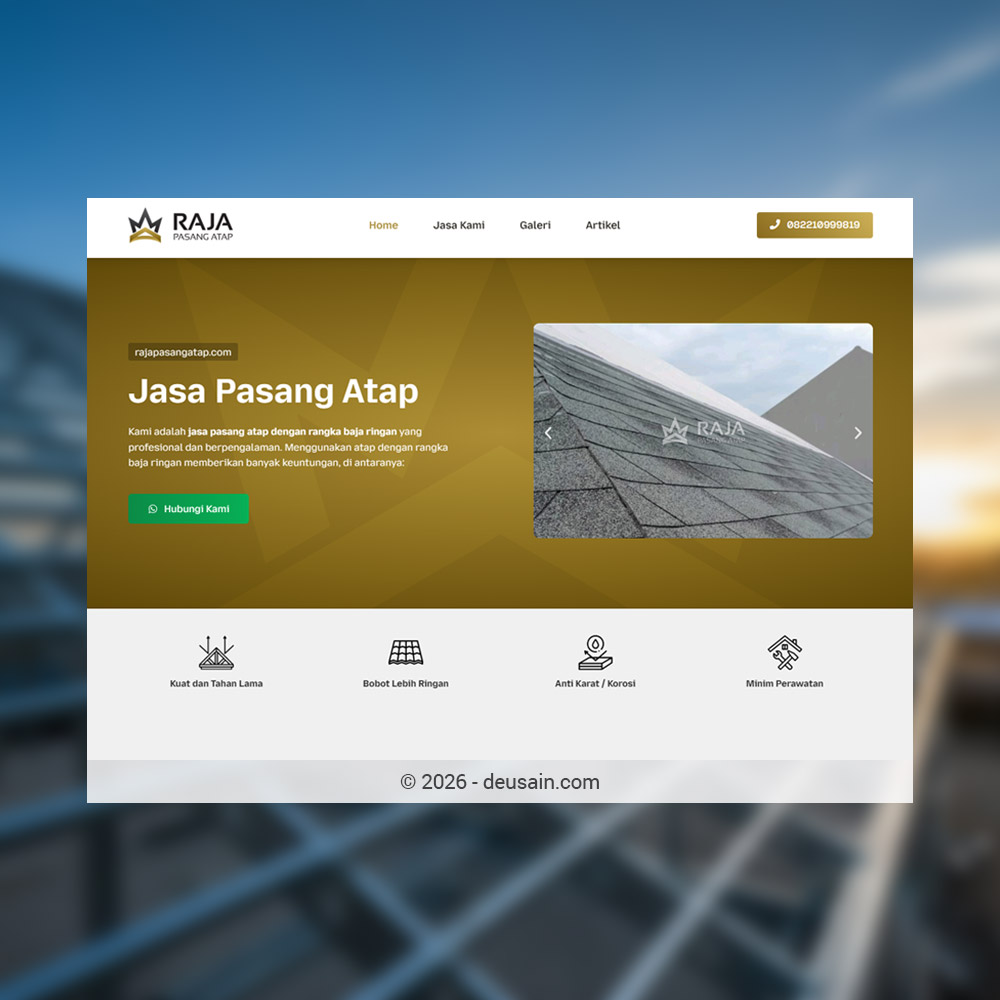 Website Jasa Pasang Baja Ringan
